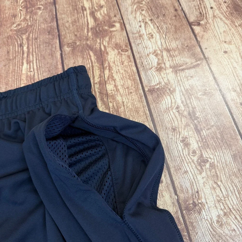 Nike Dri Fit Athletic Shorts Mens Extra Large Navy Pockets Performance